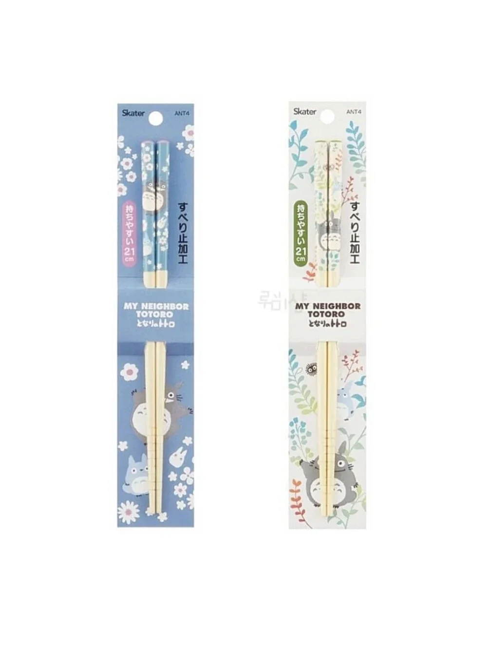 Set Of Two New Totoro Chopsticks 21 Cm - White Design